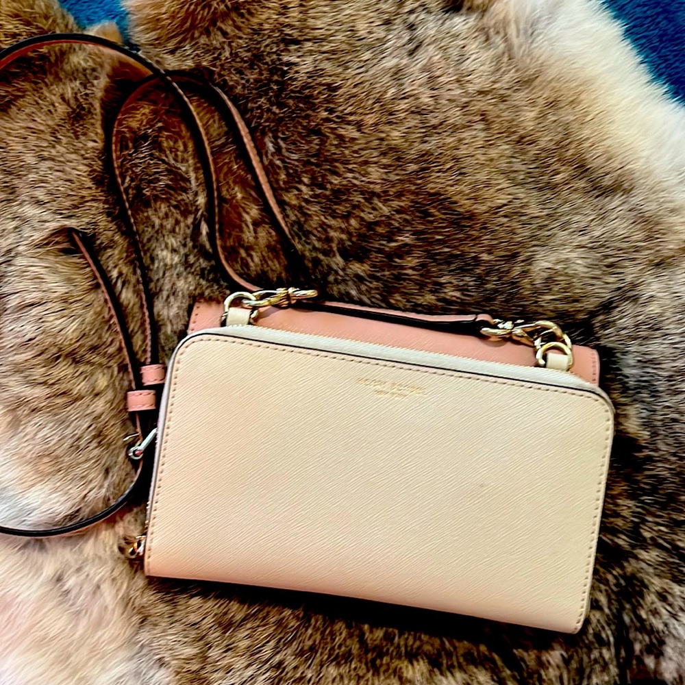 Henri Bendel double wallet cross body